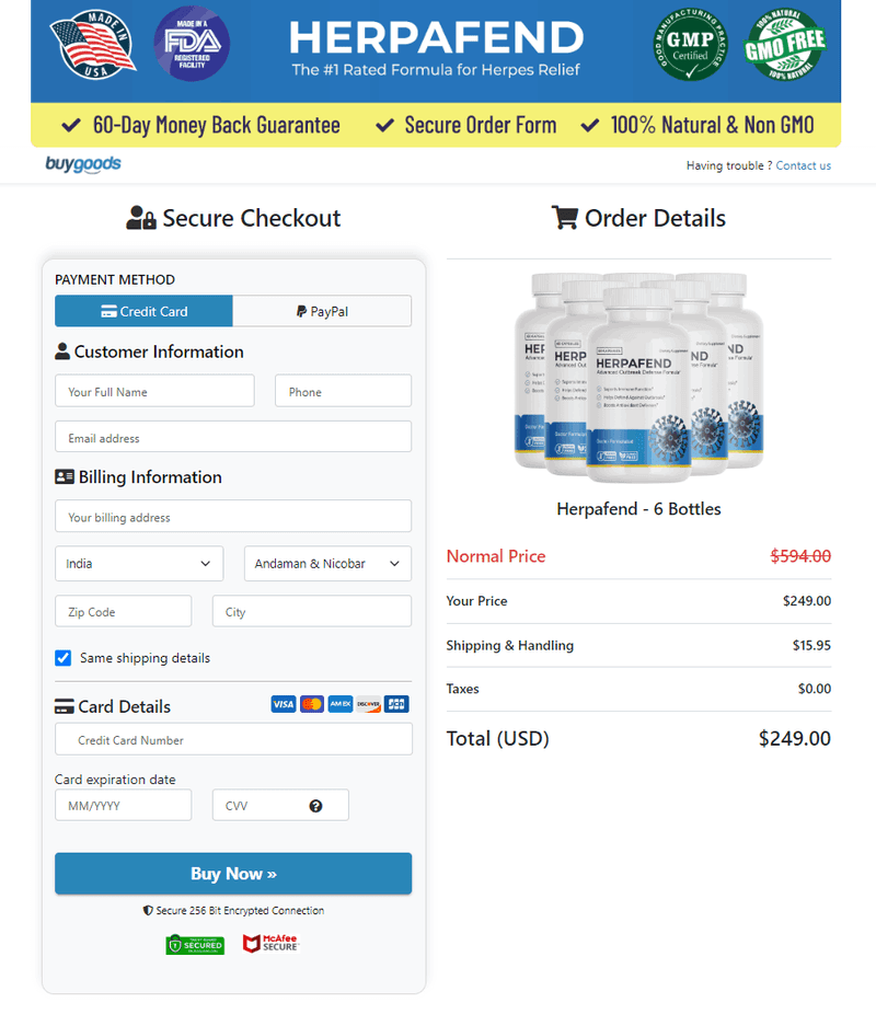 herpafend herpafend-secure-checkout-page